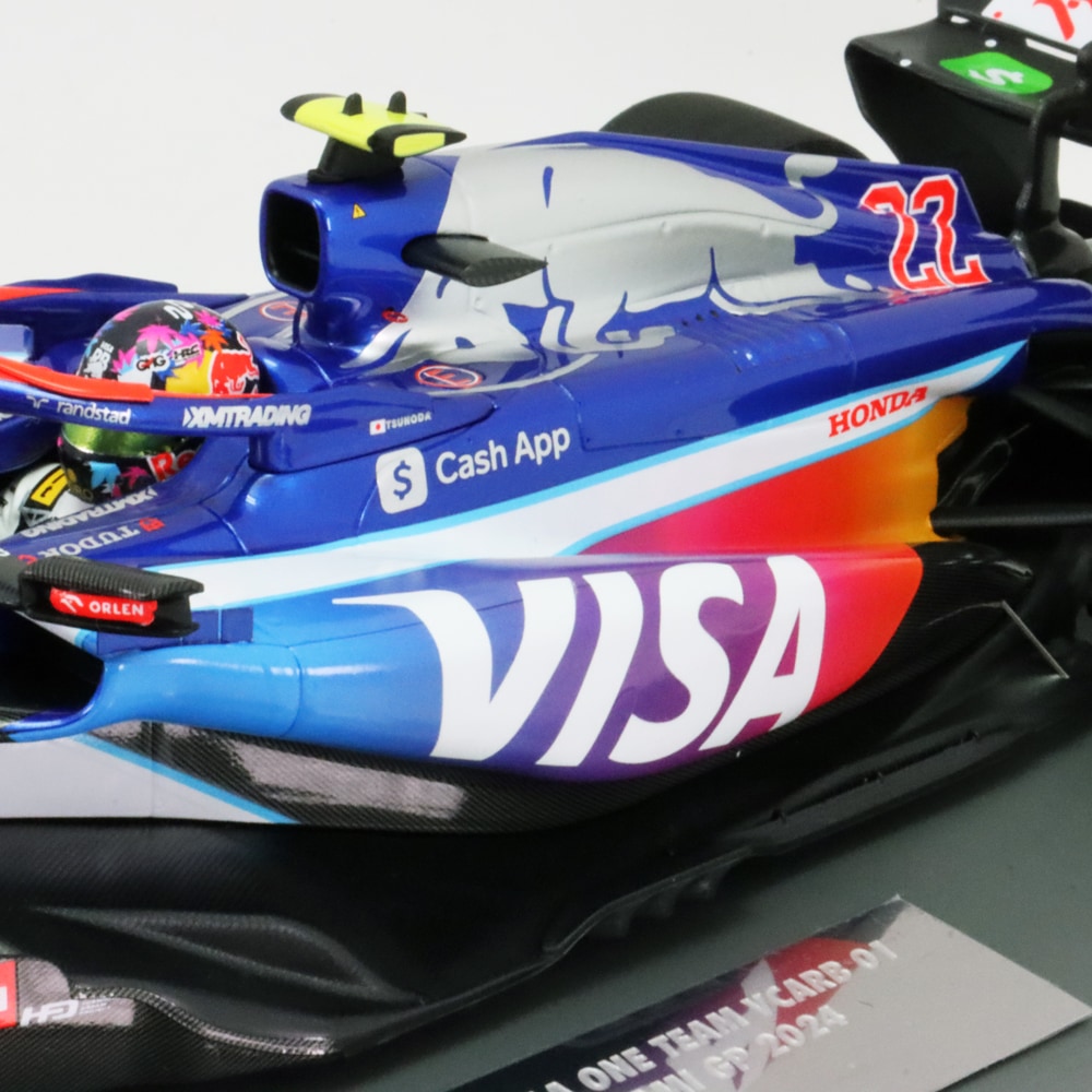 ミニチャンプス 1/18 ビザ キャッシュ RB F1 チーム VCARB01 角田 裕毅