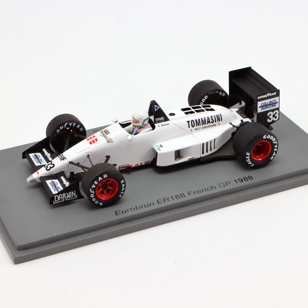 スパーク 1/43 ユーロブルン ER188 No.33 ステファノ モデナ 1988年