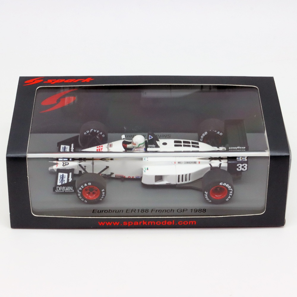 HW　F３９９　E・アーバイン　マルボロ仕様カスタム　箱なし　マテル　１／１８ スパーク 1/43 ユーロブルン ER188 No.33 ステファノ モデナ