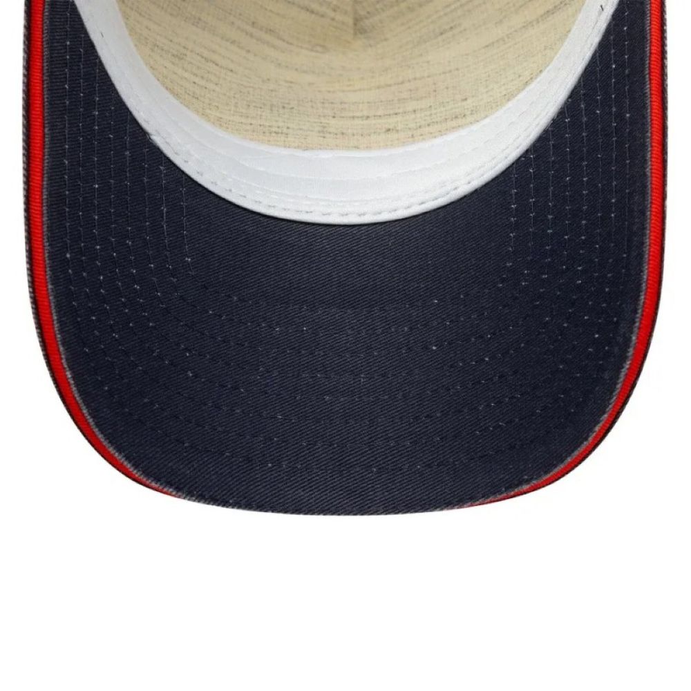 オラクル レッドブルレーシング NewEra トラッカー キャップ　クリーム/紺 オラクル レッドブル レーシング NEW ERA E-Frame カラーブロック