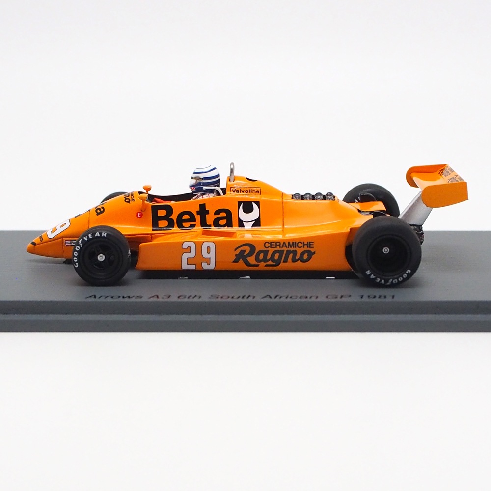 スパーク 1/43 アロウズ A3 No.29 1981年 南アフリカGP 6位 リカルド