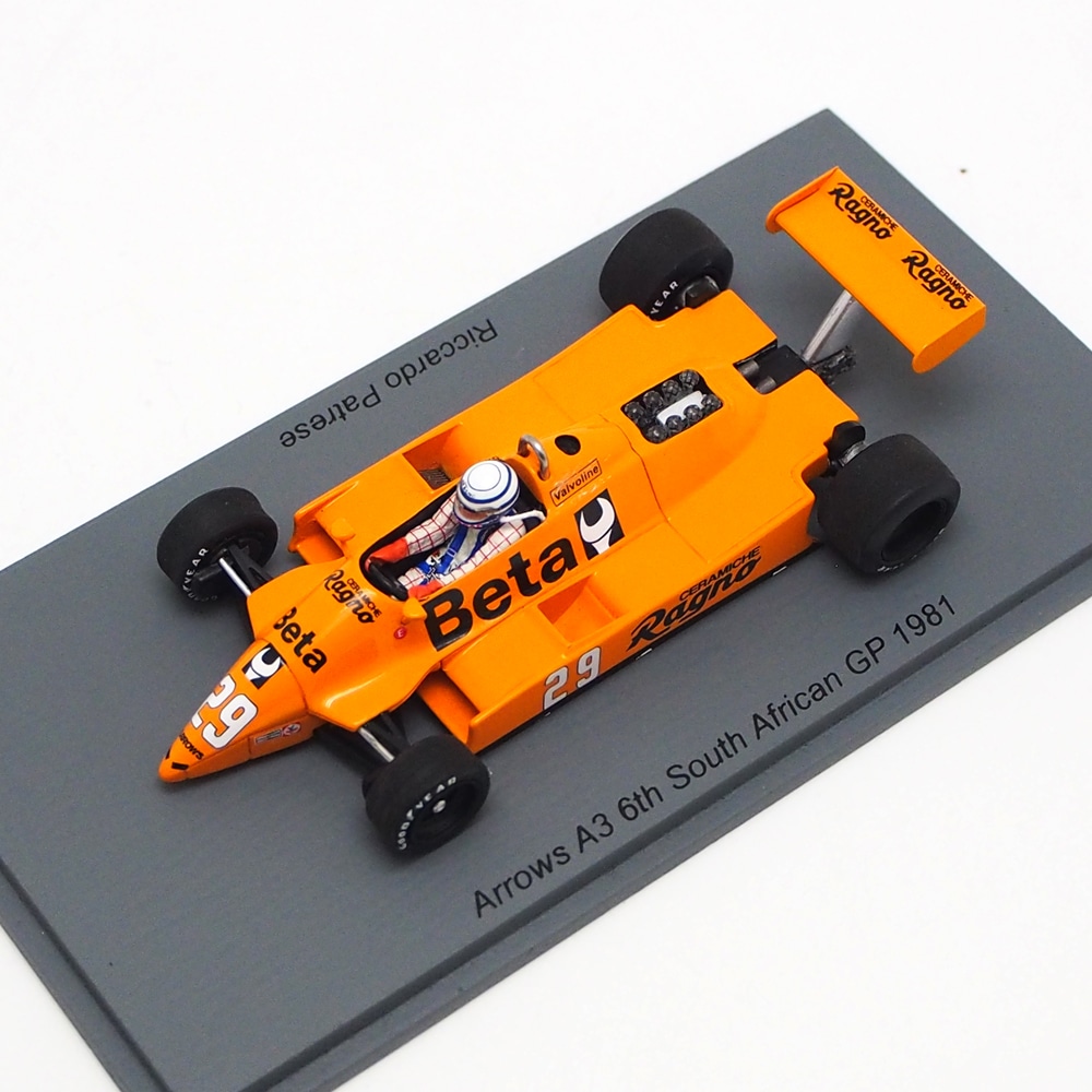 スパーク 1/43 アロウズ A3 No.29 1981年 南アフリカGP 6位 リカルド