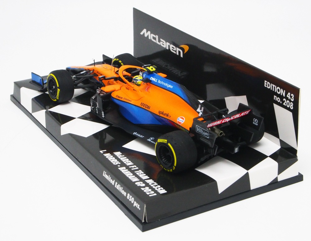 ミニチャンプス 1/43 マクラーレン F1 チーム MCL35M バーレーンGP