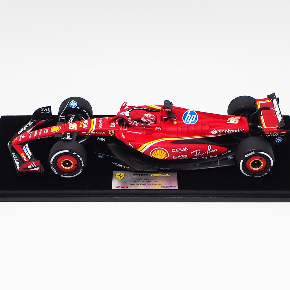 ルックスマートモデル フェラーリSF-24 F1 ルクレール　モナコ　2024 ルックスマートモデル フェラーリSF-24 F1 ルクレール モナコ 2024