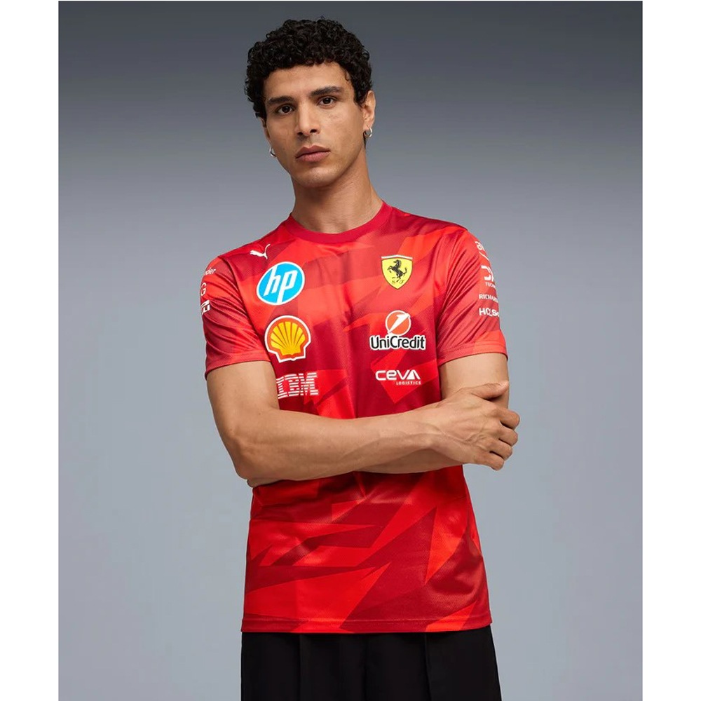 2025 PUMA スクーデリア フェラーリ SF ラスベガスGP Tシャツ レッド