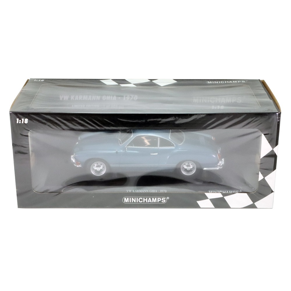 ミニチャンプス　ミニカー　カルマンギア 1/43 ミニチャンプス VW カルマンギア クーペ 1955 （ブルー