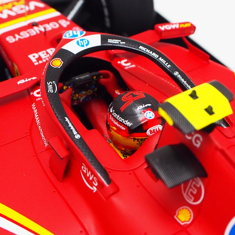 ルックスマート 1/18 スクーデリア フェラーリ SF-24 2024年 モナコGP