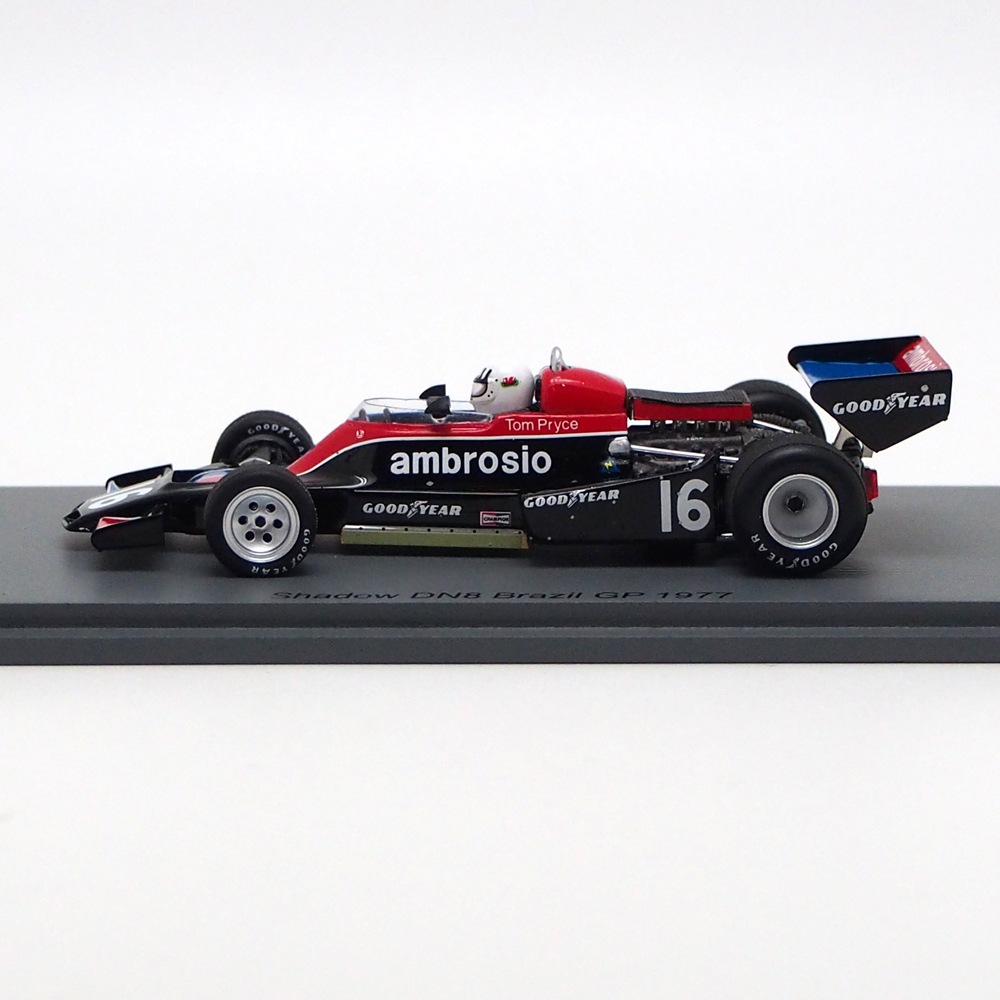 スパーク 1/43 シャドウ DN8 No.16 1977年 ブラジルGP トム プライス