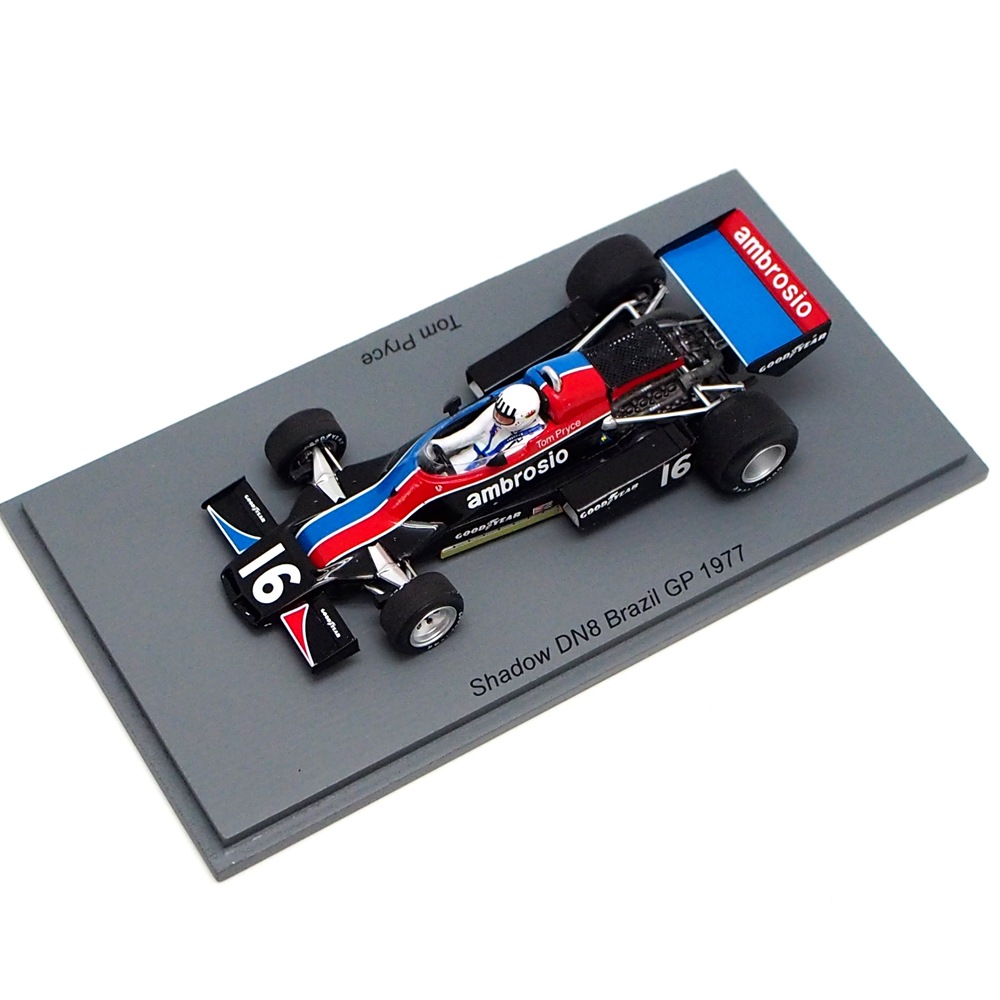希少　スパーク 1/43 シャドウ DN3 トム・プライス ドイツGP 1974 スパーク 1/43 シャドウ DN8 No.16 1977年 ブラジルGP トム プライス