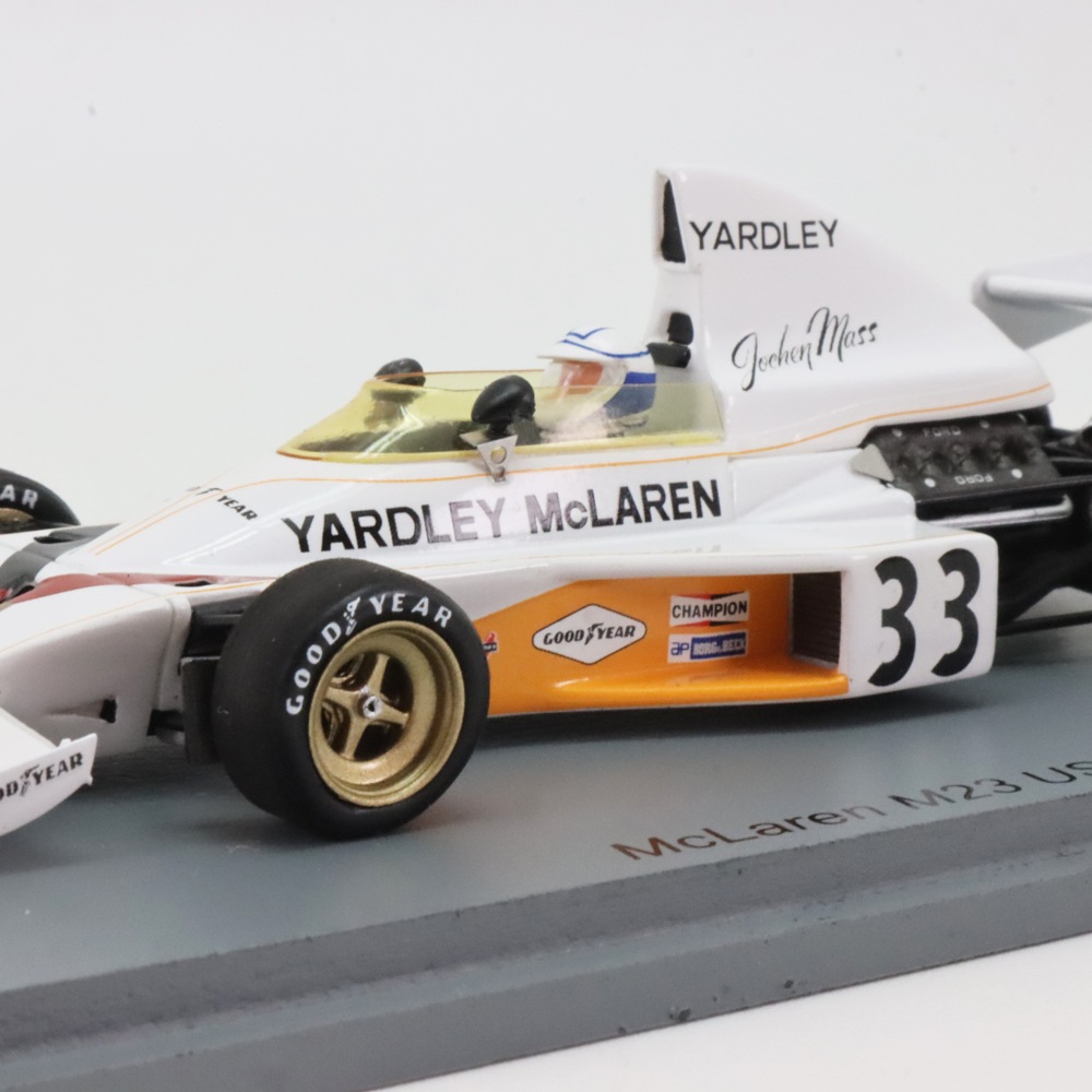 スパーク 1/43 ヤードレー チーム マクラーレン M23 1974年 アメリカGP