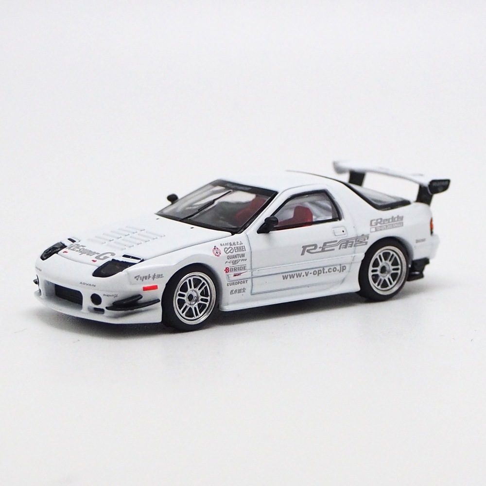 RE雨宮popMAZDA RX7 FC3S/RX8/RX7 FD3S 3台セット 1/64 MAZDA RX-7 (FD3S) RE-AMEMIYA WIDEBODY METALLIC BLUE【PR640119