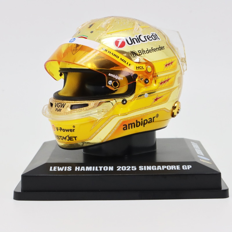 ルックスマート 1/5 ヘルメット フェラーリ 2025年 シンガポールGP