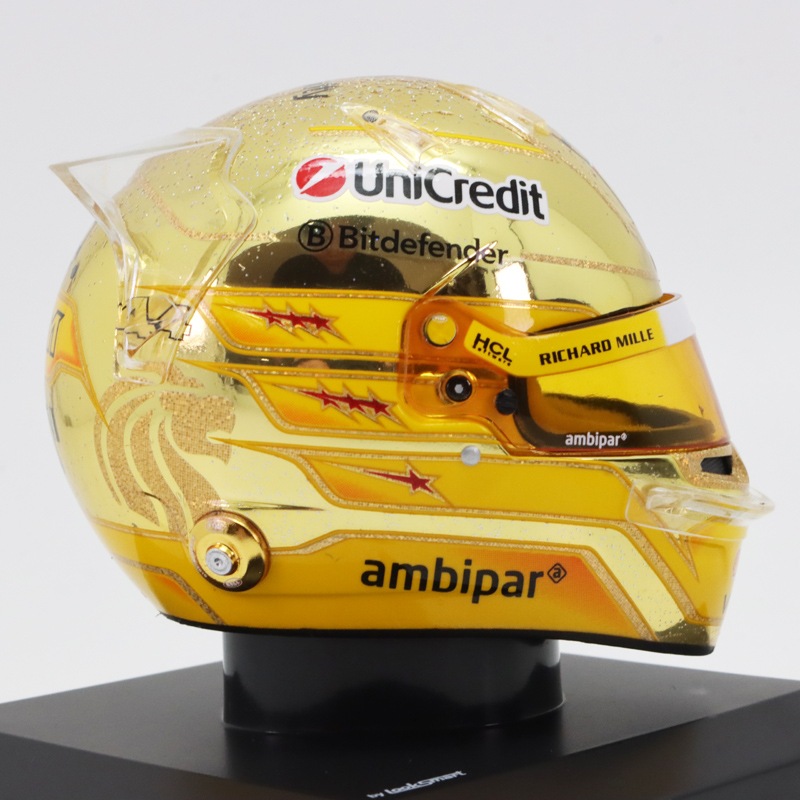 ルックスマート 1/5 ヘルメット フェラーリ 2025年 シンガポールGP