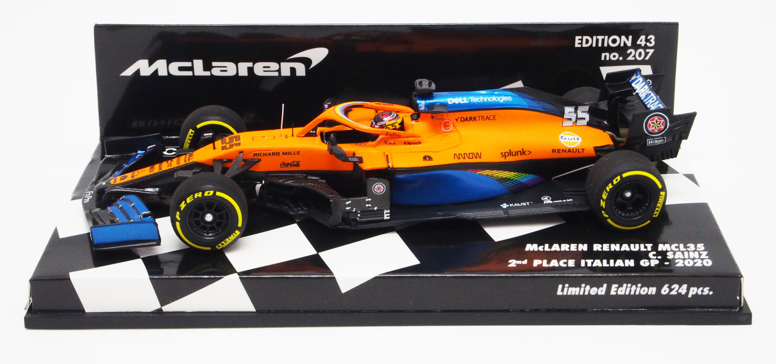 ミニチャンプス 1/43 マクラーレン ルノー MCL35 イタリアGP 2020年 2