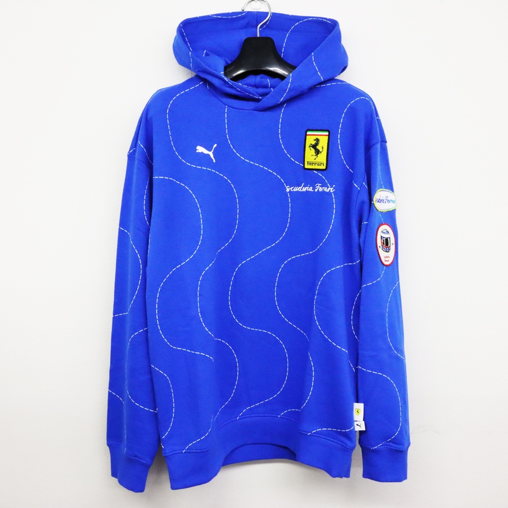 2025 PUMA スクーデリア フェラーリ SF モンツァ フーディ ブルー