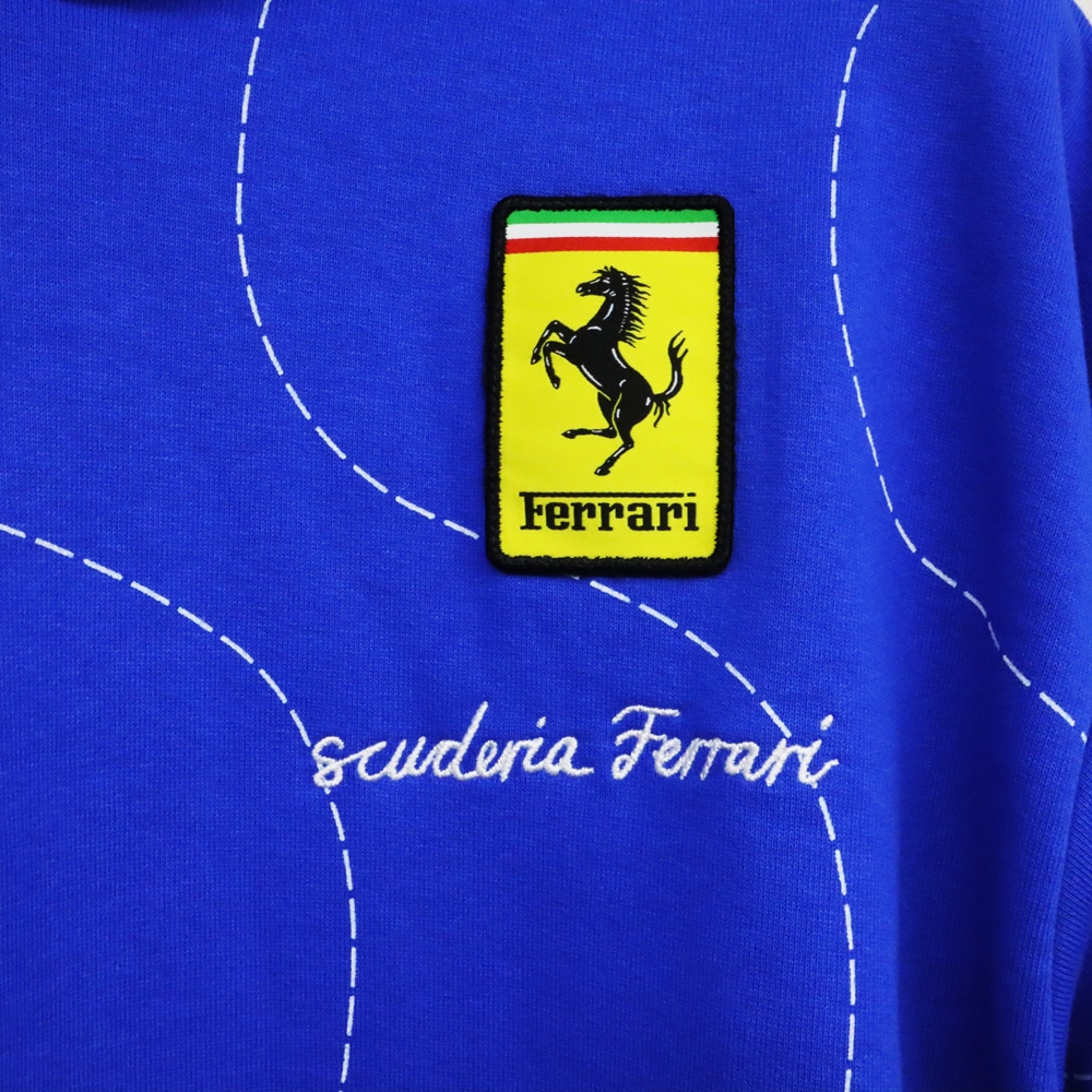 2025 PUMA スクーデリア フェラーリ SF モンツァ フーディ ブルー