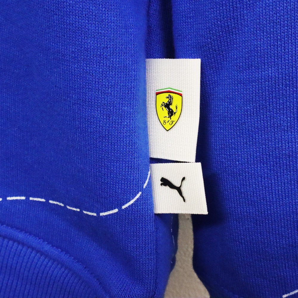 2025 PUMA スクーデリア フェラーリ SF モンツァ フーディ ブルー