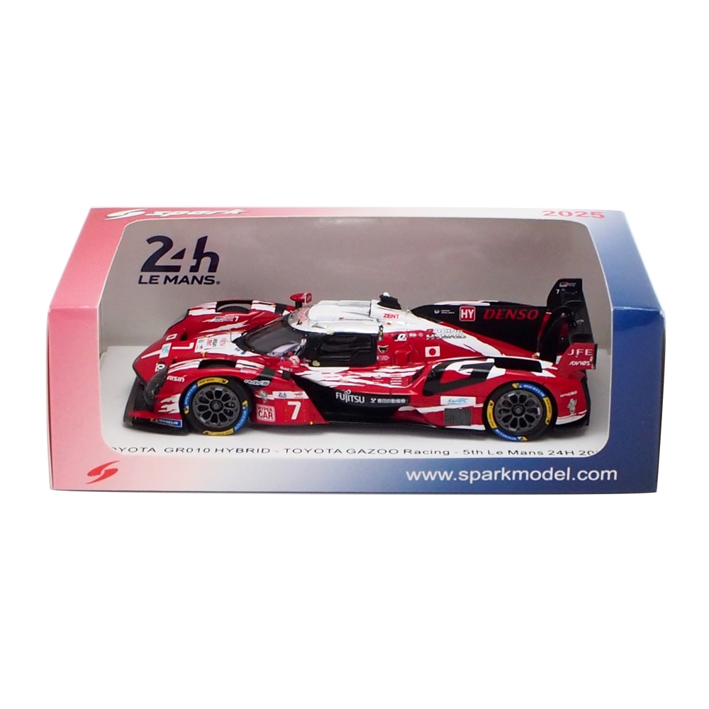 スパーク 1/43 トヨタ GR010 ハイブリッド ル マン24H 2025 5位 #7