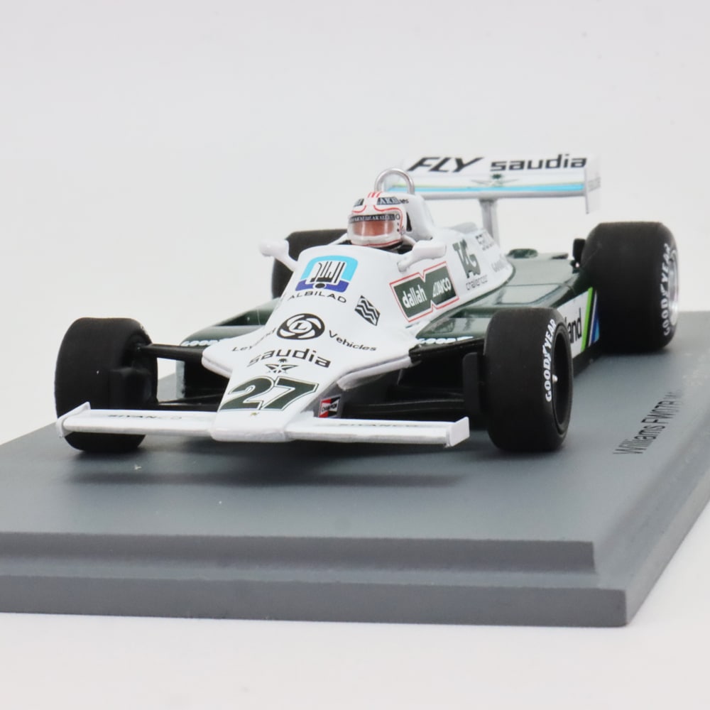 スパーク 1/43 ウィリアムズ FW07B 1980年 イギリスGP ウィナー アラン