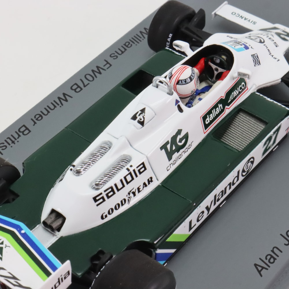 スパーク 1/43 ウィリアムズ FW07B 1980年 イギリスGP ウィナー アラン