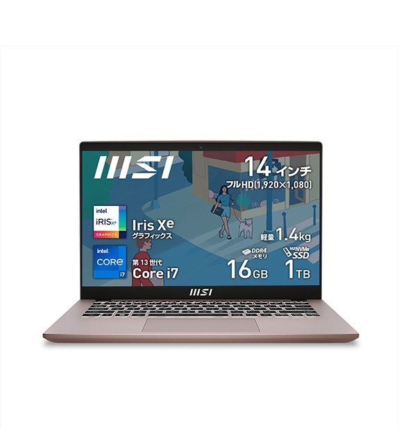 ☆保証付き❣MSIノートPCModern 14 C13M-6037JP Laptop MSI Modern 14