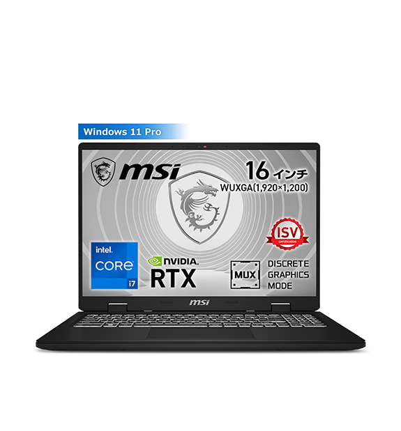 Core i7 RTX2000AdaܡCreatorPro-M16-HX-C14VJG-2357JP