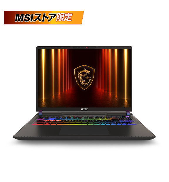 ��MSI���ȥ����ꡦRTX5080��Vector-A16-HX-A8WIG-0151JP