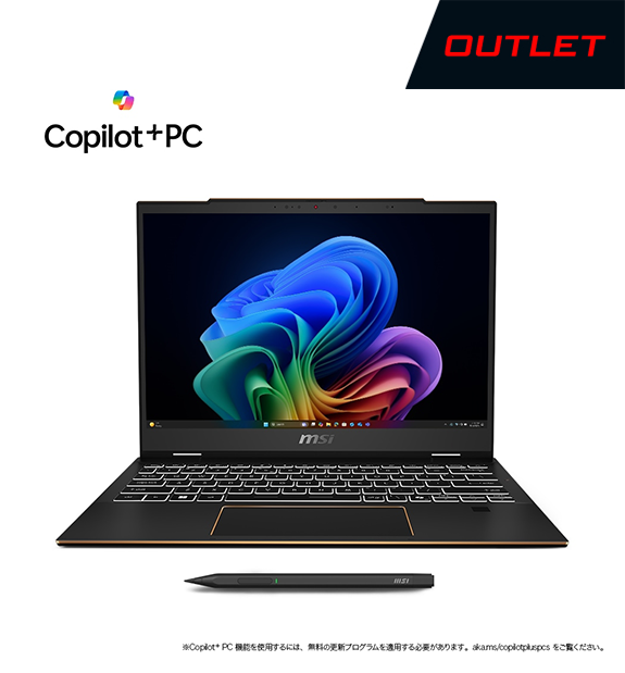 OUTLETۡ360٥եåסڥ󥿥åSummit-13-AI+Evo-A2VMTG-4779JP<br>Copilot+ PC<br>