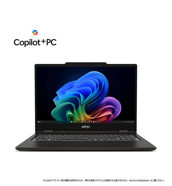 ��OUTLET�ۡ�RTX5060��ܡۡ�MSI���ȥ������VenturePro-A15-AI+A3HWFG-5071JP<br>Copilot+ PC<br>