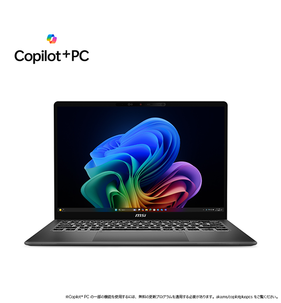 ����PRESTIGE�����ڡ����оݡ�ͽ���ʡ�Prestige-14-AI+D3MG-2619JP<br>Copilot+ PC<br>��3��12��ȯ��ͽ���