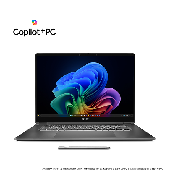 ����PRESTIGE�����ڡ����оݡ�ͽ���ʡ�Prestige-16-Flip-AI+C3MTG-2610JP<br>Copilot+ PC<br>��4���ȯ��ͽ���