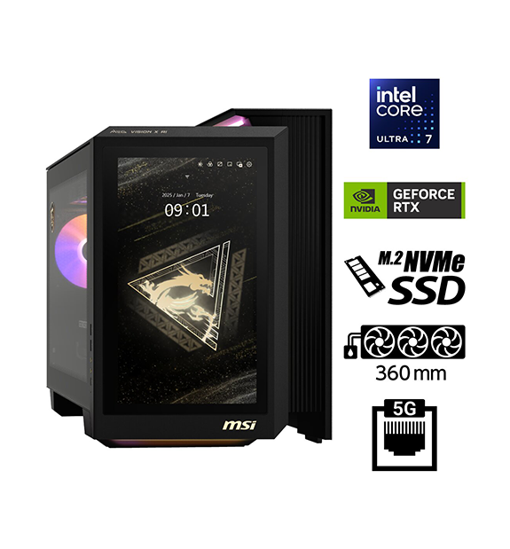 MEG Vision X AI 2NVV7-299JP | デスクトップPC＆モニター(周辺機器
