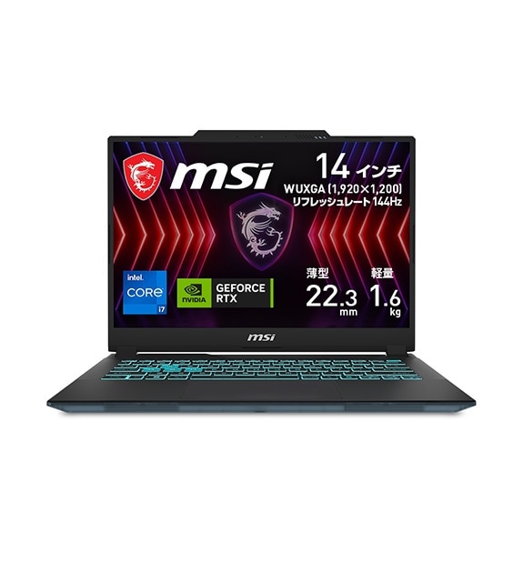 OUTLET】【RTX4060搭載・薄型軽量スケルトン】Cyborg-14-A13VF