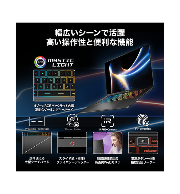 ��RTX5070Ti��ܡ�Stealth-16-AI+B3WH-2670JP; Copilot+ PC