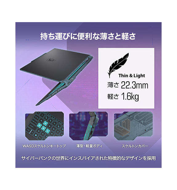 3/2-3/31����������ߥ󥰥ޥ����ץ쥼��ȡ�MSI���ȥ������Cyborg-14-A13VE-3302JP