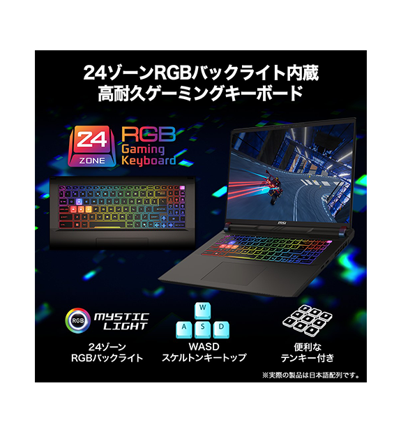 ��RTX5070Ti��Vector-17-HX-AI-A2XWHG-6369JP