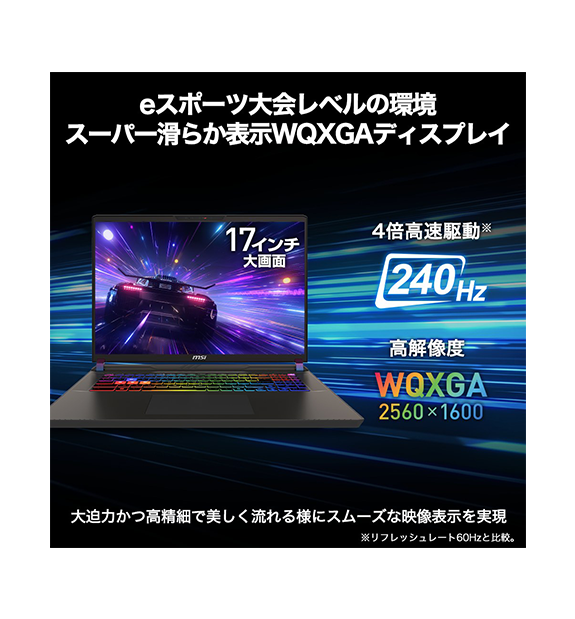 ��RTX5070Ti��Vector-17-HX-AI-A2XWHG-6369JP