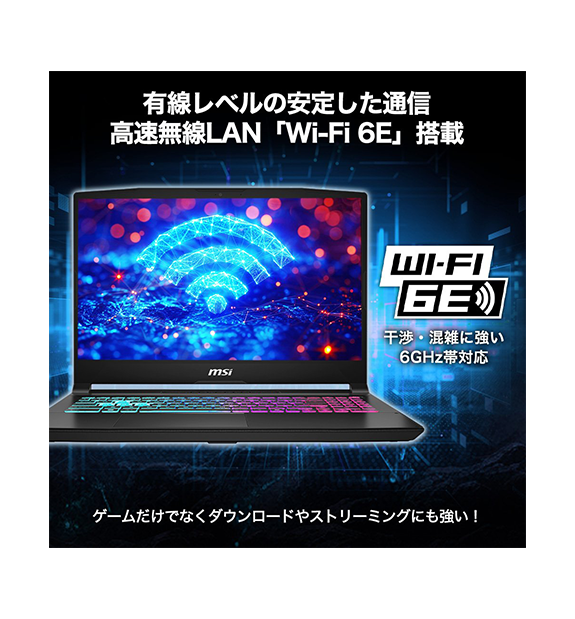 ��MSI���ȥ����ꡦRTX5060��Katana-15-HX-B14WFK-1061JP