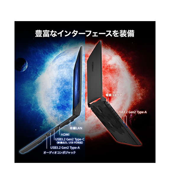 ��MSI���ȥ����ꡦRTX5060��Katana-15-HX-B14WFK-1061JP