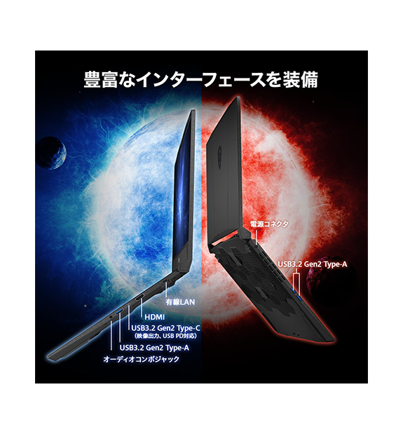 ��MSI���ȥ����ꡦRTX5050��Katana-15-HX-B14WEK-1161JP