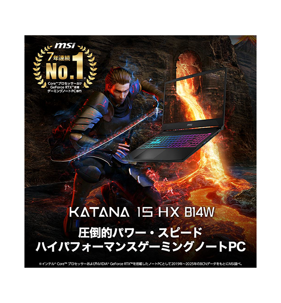 ��RTX5070��Katana-15-HX-B14WGK-1063JP