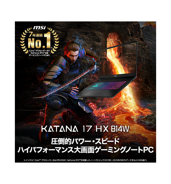 ��RTX5060��Katana-17-HX-B14WFK-1073JP