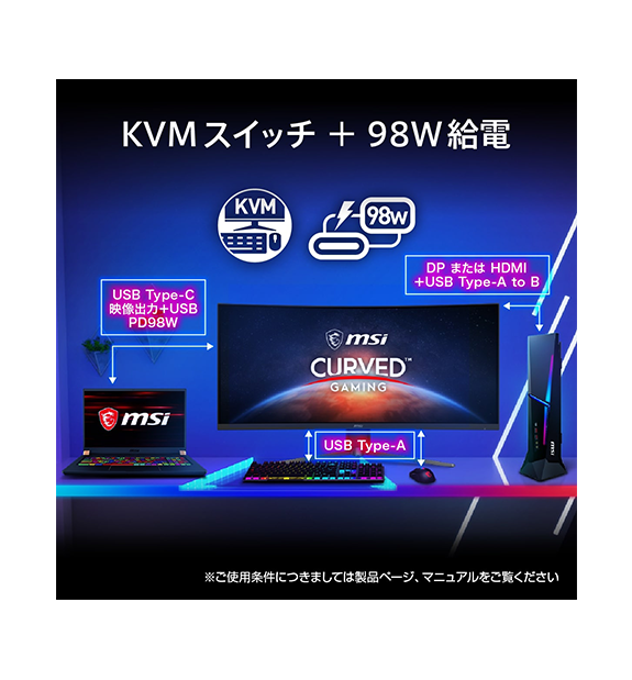 MPG 346CQRF X24 | デスクトップPC＆モニター(周辺機器) | MSI ストア