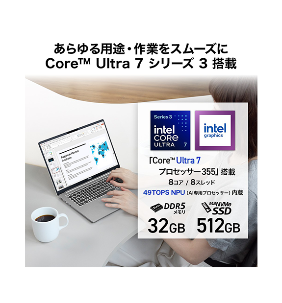 ��MSI���ȥ������Modern-14S-AI+G3MG-1701JP; Copilot+ PC