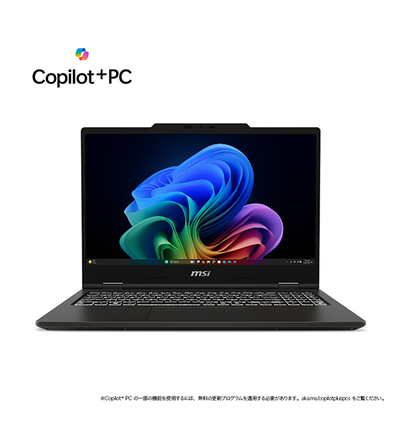 RTX5060ܡۡMSIȥVenturePro-A15-AI+A3HWFG-5071JP; Copilot+ PC