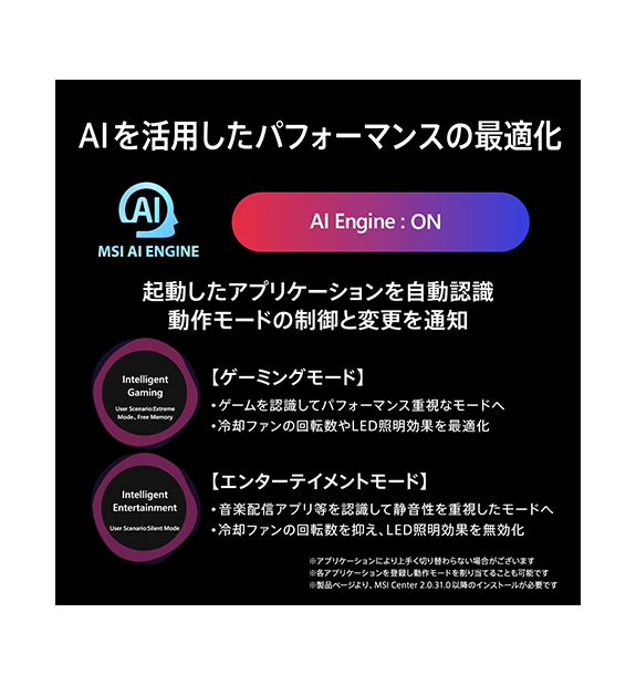 MPG Infinite X3 AI 2NVV7-039JP