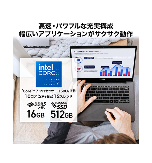MSIストア限定】Modern-14-F1MXG-5158JP | ノートPC | MSI ストア