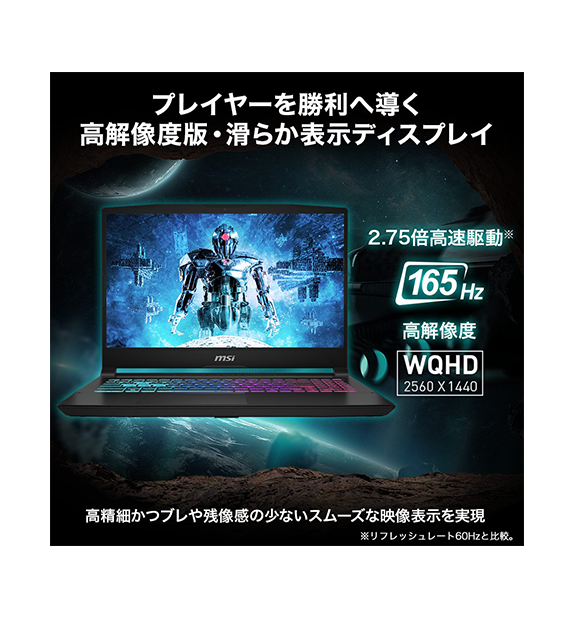 ��MSI���ȥ������Katana-15-HX-B14WGK-0871JP