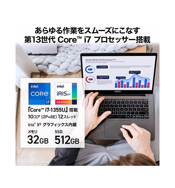 Office付き・14インチ】Modern-14-F13MG-5003JP | ノートPC