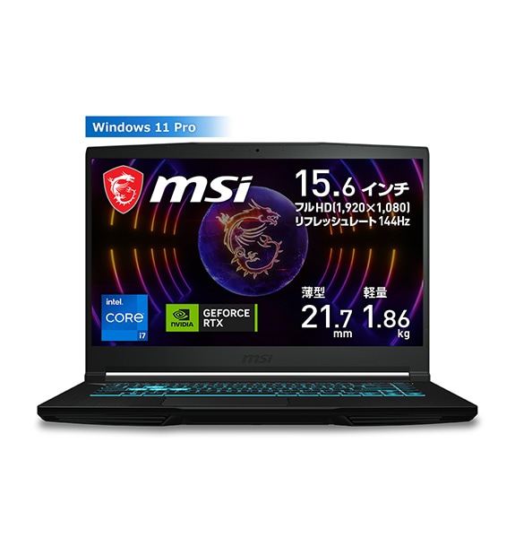 RTX3050搭載】Thin-15-B12UC-2017JP | ノートPC | MSI ストア